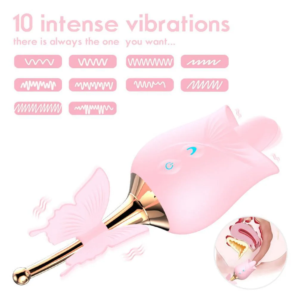 aa070e373c0fb131 Rose Women Toy Clitoris Nipple Sucking Vibrator - Image 9