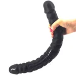 16.5 IN Long Thread Double Sided PVC Dildo - Image 2