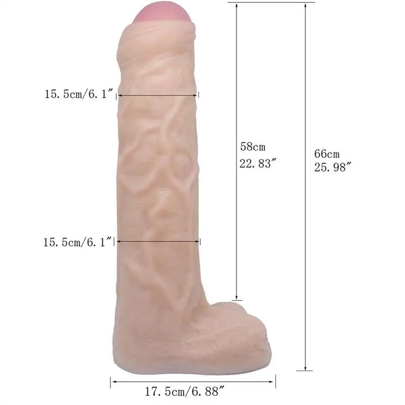 26 IN Enormous Realistic PVC King of Dildo 1 26 IN Enormous Realistic PVC King of Dildo 1