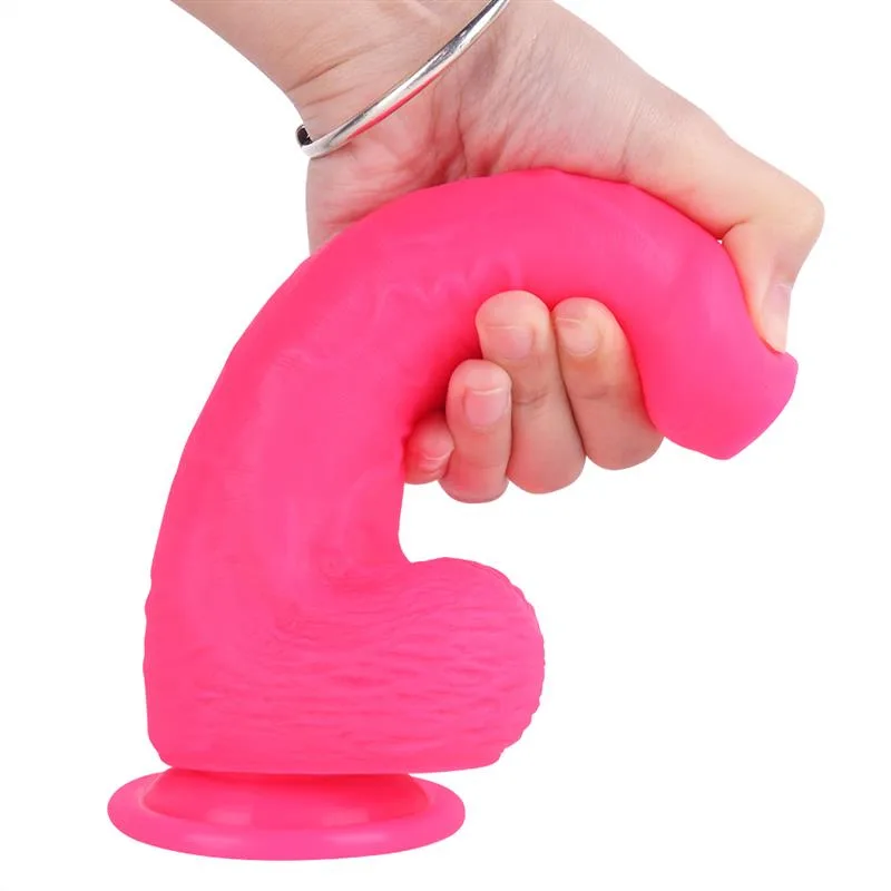 ad6e580aa06c9a98 8 IN Pink Uncircumcised Silicone Dildo Strap On Harness Set - Image 9