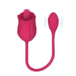 Women Rose Tongue Licking Toy with Vibrating Egg - Image 3
