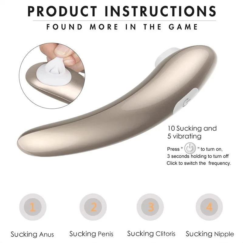 Portable 5 Sucking and Vibrating Clit Suction Toy 1 Portable 5 Sucking and Vibrating Clit Suction Toy 1