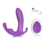 Phone Control Rechargeable Wearable Butterfly Vibrator - Image 6