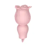 2 In 1 Rose Women Toy with Tongue and Suction - Image 2