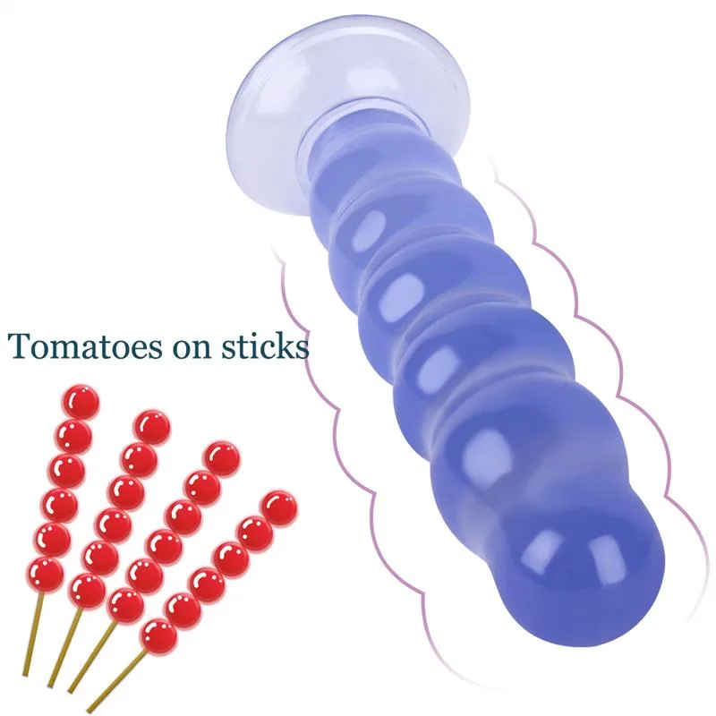 9 IN Beaded PVC Dildo Strap On Harness Set 8 9 IN Beaded PVC Dildo Strap On Harness Set 8