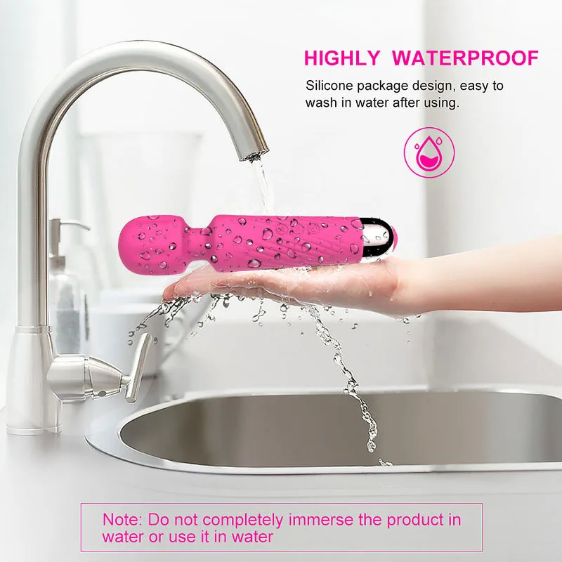 Portable Wand Vibrating Massager for Adults 4 Portable Wand Vibrating Massager for Adults 4