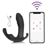 Phone Control Rechargeable Wearable Butterfly Vibrator - Image 2