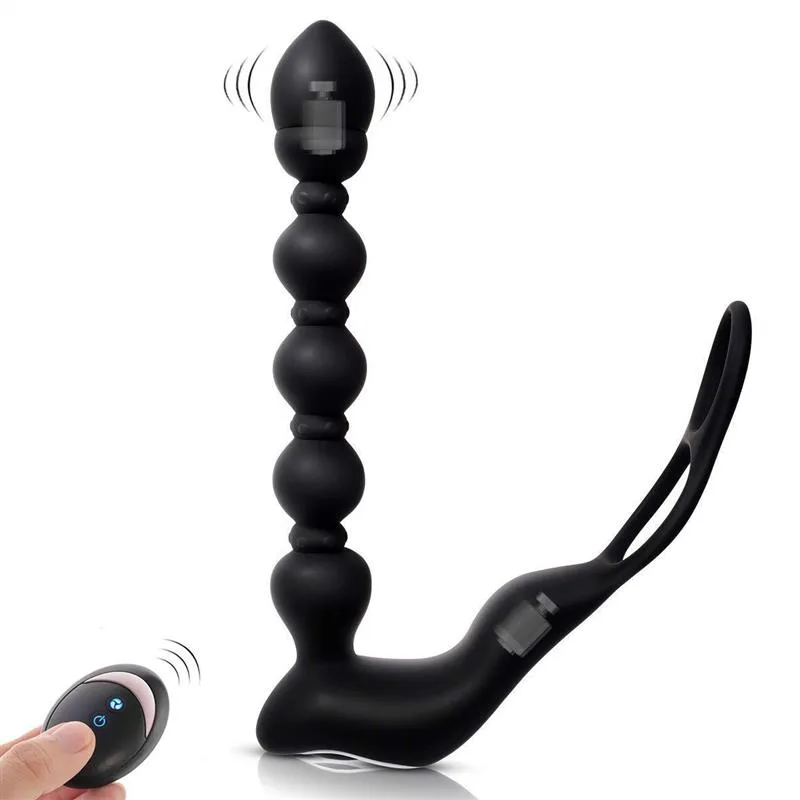 bb5e3a3c2cee6c63 Heating Anal Beads Butt Plug Male Prostate Massager