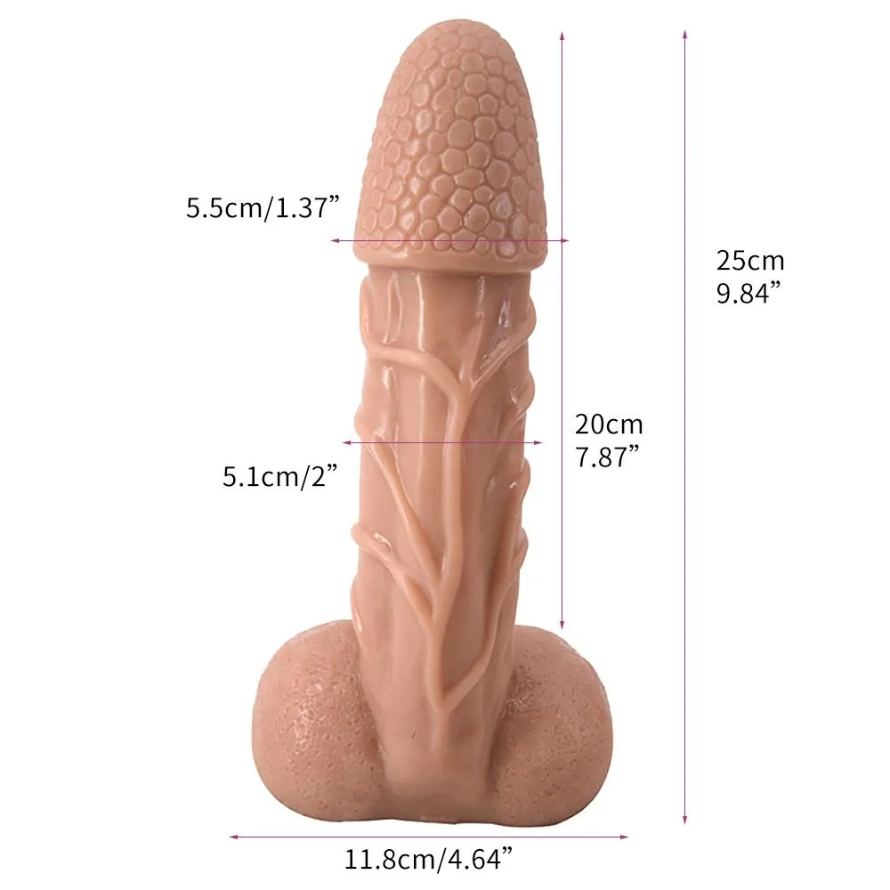 bc46d2d3c3f2f706 10 IN Exotic PVC Dildo Long Black Alien Cock - Image 2