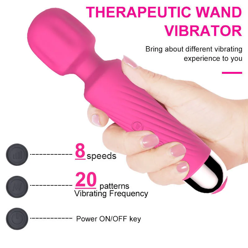 Portable Wand Vibrating Massager for Adults 1 Portable Wand Vibrating Massager for Adults 1
