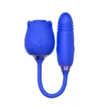 2 IN 1 Women Rose Clit Sucking G-spot Vibrating Toy - Image 5