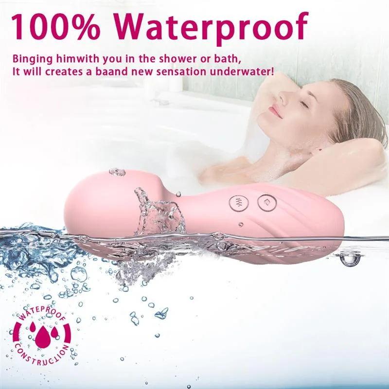 c2d07b24393b8df5 USB Charging 10 Sucking and Vibration Wand Massager - Image 6