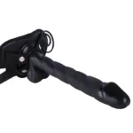 12 IN Long Slim Dildo Unisex Strap-On Harness Kit - Image 4
