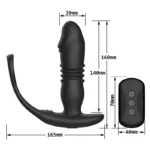 Remote Control Thrusting Vibrating  Anal Vibrator Male Prostate Massager - Image 4