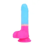7 IN Small Colors Silicone Dildo Strap On Harness Set - Image 6