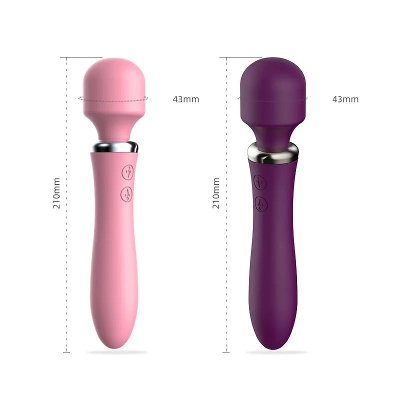 d443c55de405e47d Rechargeable Double Headed Vibration Wand Massager - Image 6