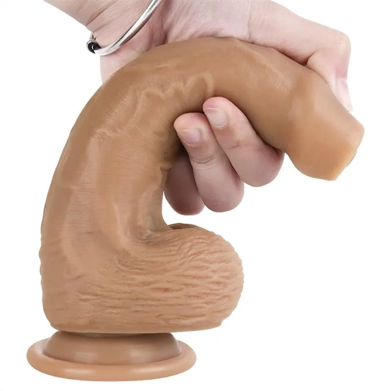 d734bfaad4f9f8cb 8 IN Life Size Silicone Uncut Dildo with Strap On Harness - Image 10