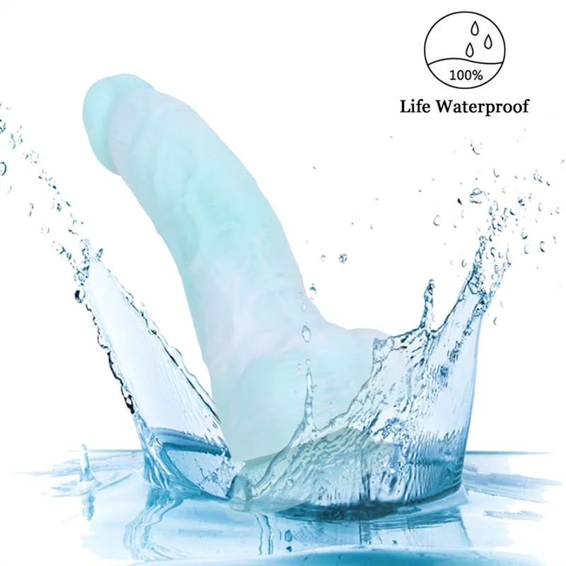 7.5 IN Small Light Green Silicone Dildo Strap On Set 5 7.5 IN Small Light Green Silicone Dildo Strap On Set 5