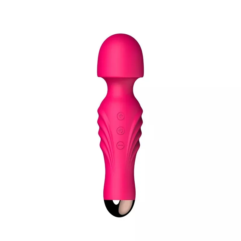 daeca394884d77e2 Portable 12 Vibration Silicone Wand Massager - Image 2