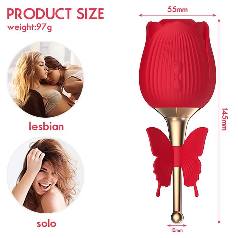 Rose Women Toy Clitoris Nipple Sucking Vibrator 5 Rose Women Toy Clitoris Nipple Sucking Vibrator 5