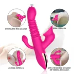 Heated 7 Frequencies Multi-Functional Women Vibrator - Image 4