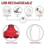 Remote Control Tapered Rose Anal Vibrator Butt Plug - Image 5