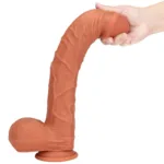 13 IN Long Thick Realistic Silicone Dildo - Image 3