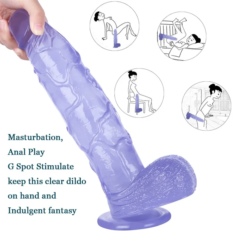 11.5 IN Big Fat PVC Dildo with Powerful Suction Cup 4 11.5 IN Big Fat PVC Dildo with Powerful Suction Cup 4
