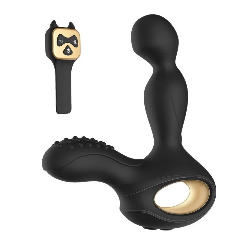 e9a8195afad51c57 360° Rotation Prostate Massager Powerful Anal Vibrator with Remote