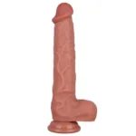 10 IN Long Natural Fat Best Silicone Dildo - Image 3