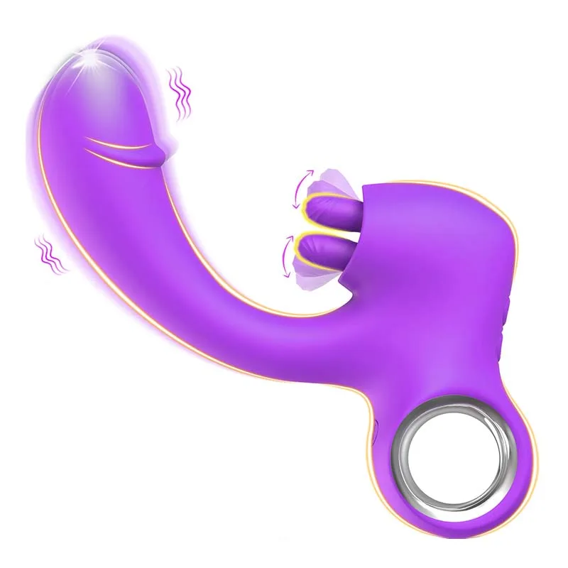 eb12a8c2d14b5577 Dual Motors Swinging Tongue and Dildo Vibrator - Image 3