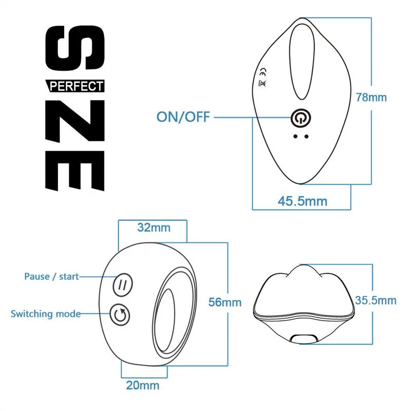 Remote Control 12 Vibration Wearable Panty Vibe 7 Remote Control 12 Vibration Wearable Panty Vibe 7