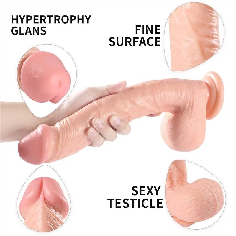 f6206456c65ce468 13 IN Long Fat Pronounced Head PVC Dildo - Image 3