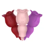 2 In 1 Rose Women Toy with Tongue and Suction - Image 8
