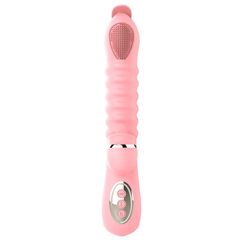 f8cc9323221d8e43 Heated Thrusting Vibrator Tongue Licking G-Spot Stimulator - Image 4