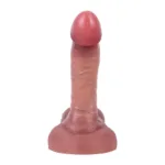7 IN Short Realistic Silicone Dildo with Big Balls - Image 3