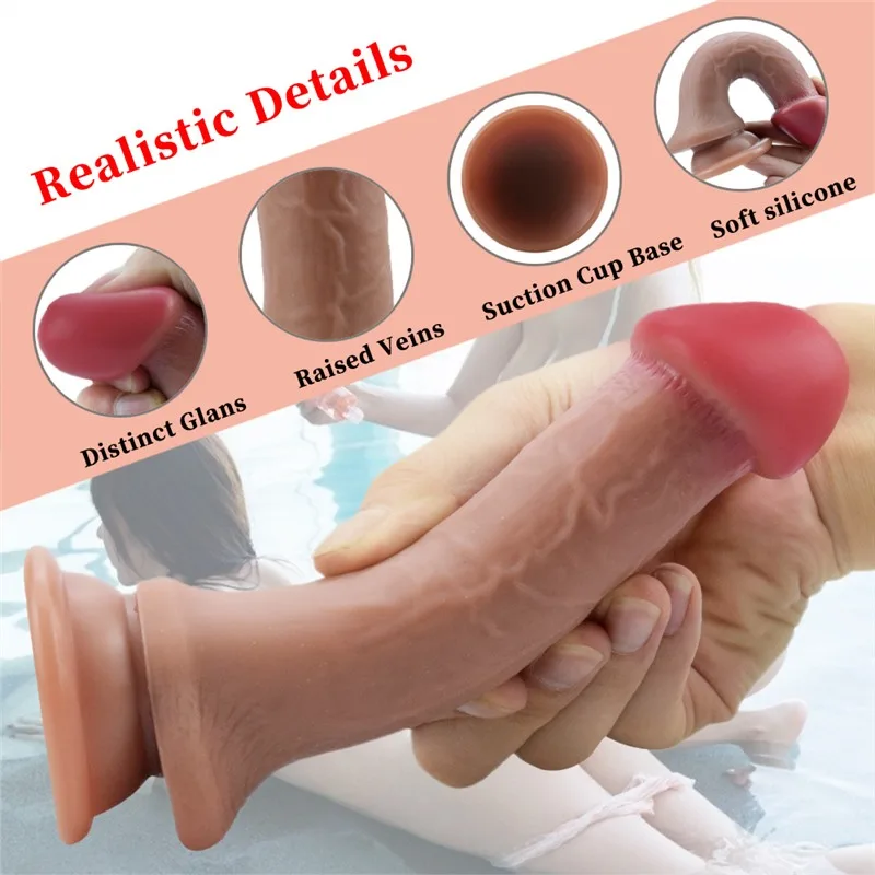 7 IN Short Beginner Mushroom Head Silicone Dildo 2 7 IN Short Beginner Mushroom Head Silicone Dildo 2