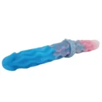 12.5 IN Flexible Silicone Double Sided Ripple Dildo - Image 5