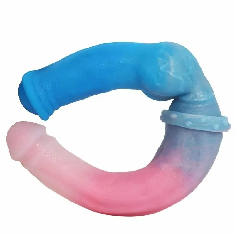format_webp (2) 15.5 IN Flexible Long Double Sided Horse Dildo - Image 4