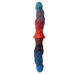 13.5 IN Silicone Fantasy Double Ended Dragon Dildo - Image 2