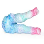8.5 IN Fantasy Silicone Double Headed Knot Dildo - Image 4