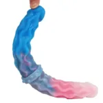 12.5 IN Flexible Silicone Double Sided Ripple Dildo - Image 4