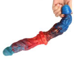 13.5 IN Silicone Fantasy Double Ended Dragon Dildo - Image 4