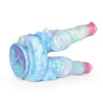 8.5 IN Fantasy Silicone Double Headed Knot Dildo - Image 5