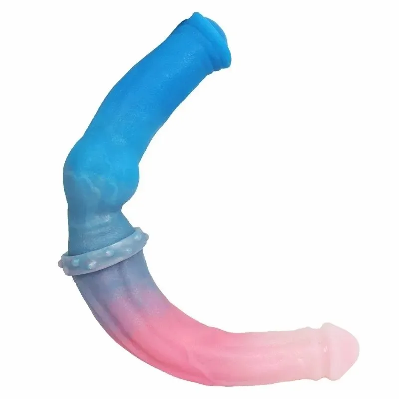 format_webp (6) 15.5 IN Flexible Long Double Sided Horse Dildo - Image 3