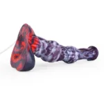 10.2 IN Ejaculating Knotted Horse Dildo Silicone Flexible Animal Penis - Image 7