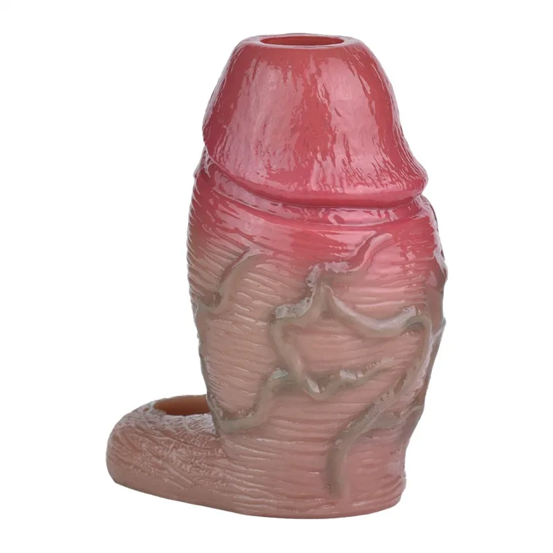 4.5 IN Cock Sleeve Thick Open Head Best Silicone Penis Extension - Image 3