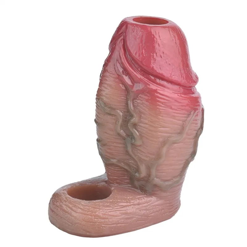 4.5 IN Cock Sleeve Thick Open Head Best Silicone Penis Extension - Image 2