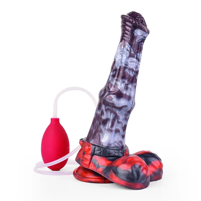 9.3 IN Ejaculating Big Horse Cock Dildo Silicone Animal Adult Toy (28) 9.3 IN Ejaculating Big Horse Cock Dildo Silicone Animal Adult Toy - Image 3
