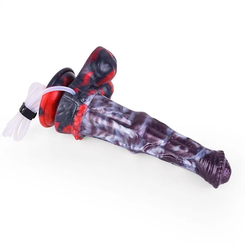 9.3 IN Ejaculating Big Horse Cock Dildo Silicone Animal Adult Toy (44) 9.3 IN Ejaculating Big Horse Cock Dildo Silicone Animal Adult Toy - Image 8